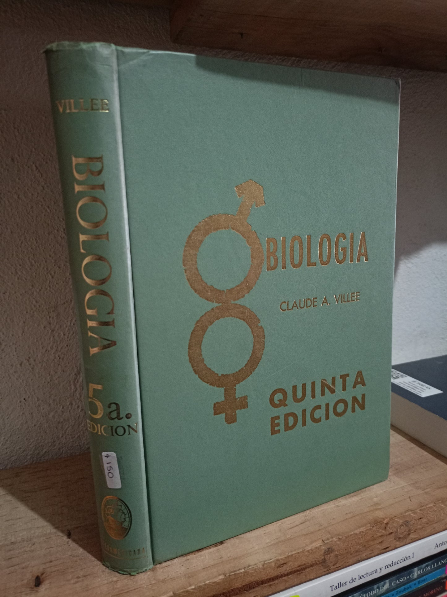 BIOLOGIA POR CLAUDIA A. VILLEE USADO BIOLOGIA LITERARIO 305