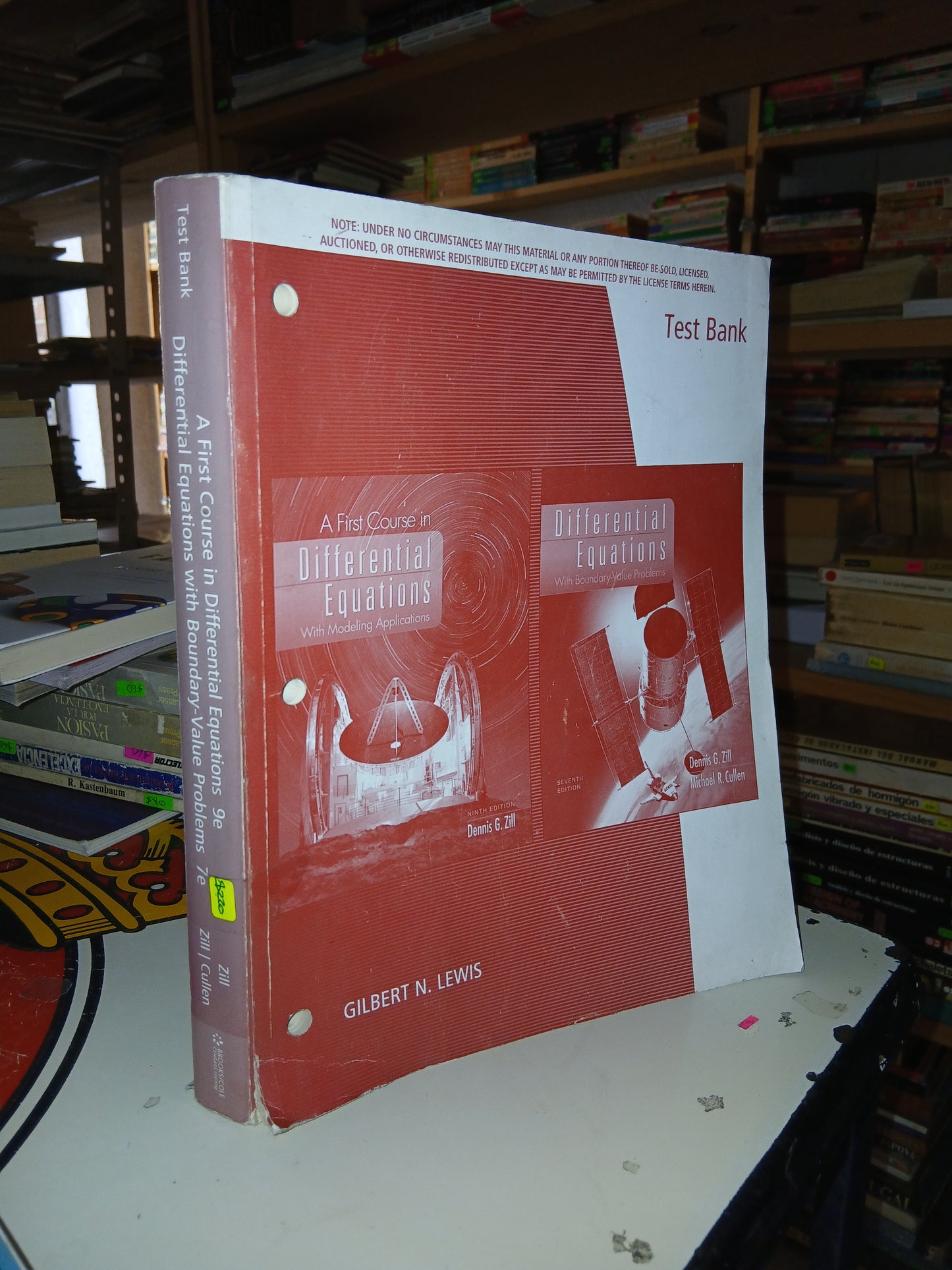 A FIRST COURSE IN DIFFERENTIAL EQUATIONS 93 & DIFFERENTIAL EQUATIONS WITH BOUNDARY-VALUE PROBLEMS 7E POR GILBERT N. LEWIS USADO ECUACIONES LITERARIO 207