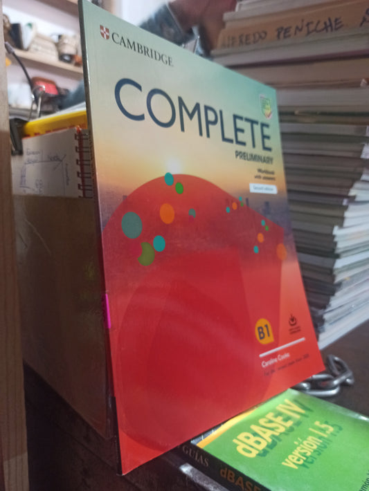 COMPLETE PRELIMINARY POR CAROLINE COOKE USADO IDIOMAS ALDAMA
