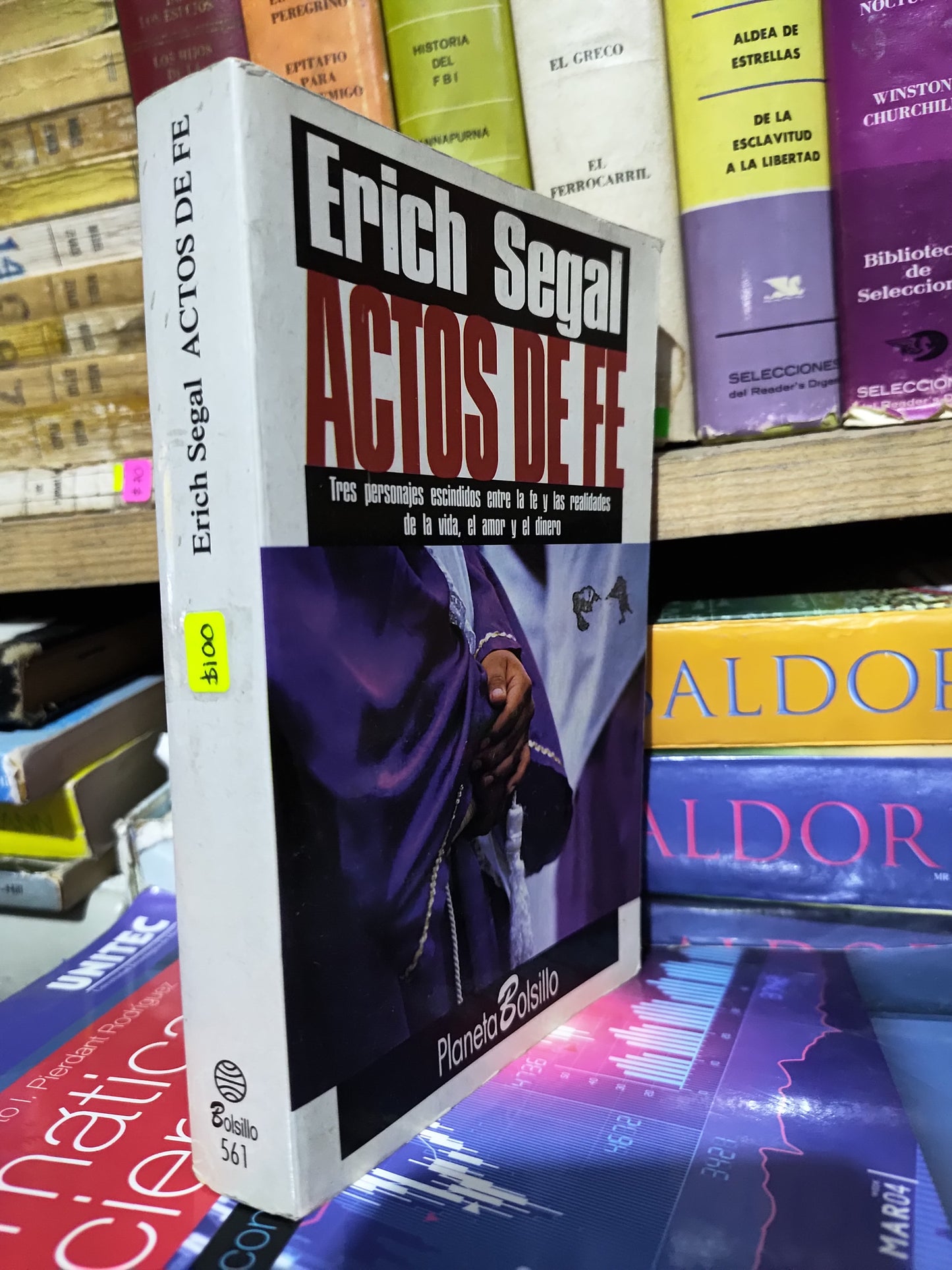 ACTOS DE FE POR ERICH SEGAL USADO NOVELAS JUAREZ 507