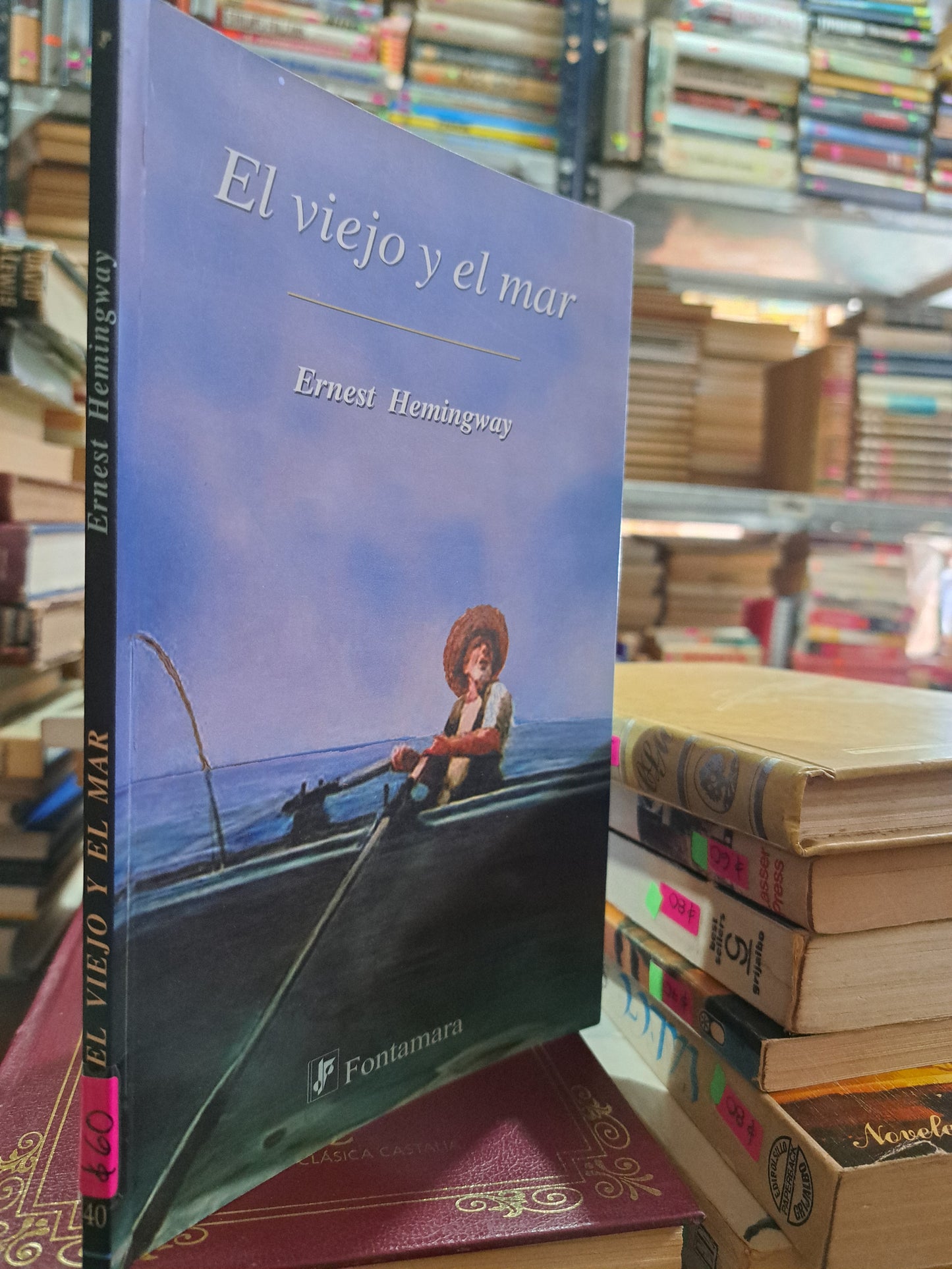 EL VIEJO Y EL MAR ERNEST HEMINGWAY USADO NOVELA ALDAMA