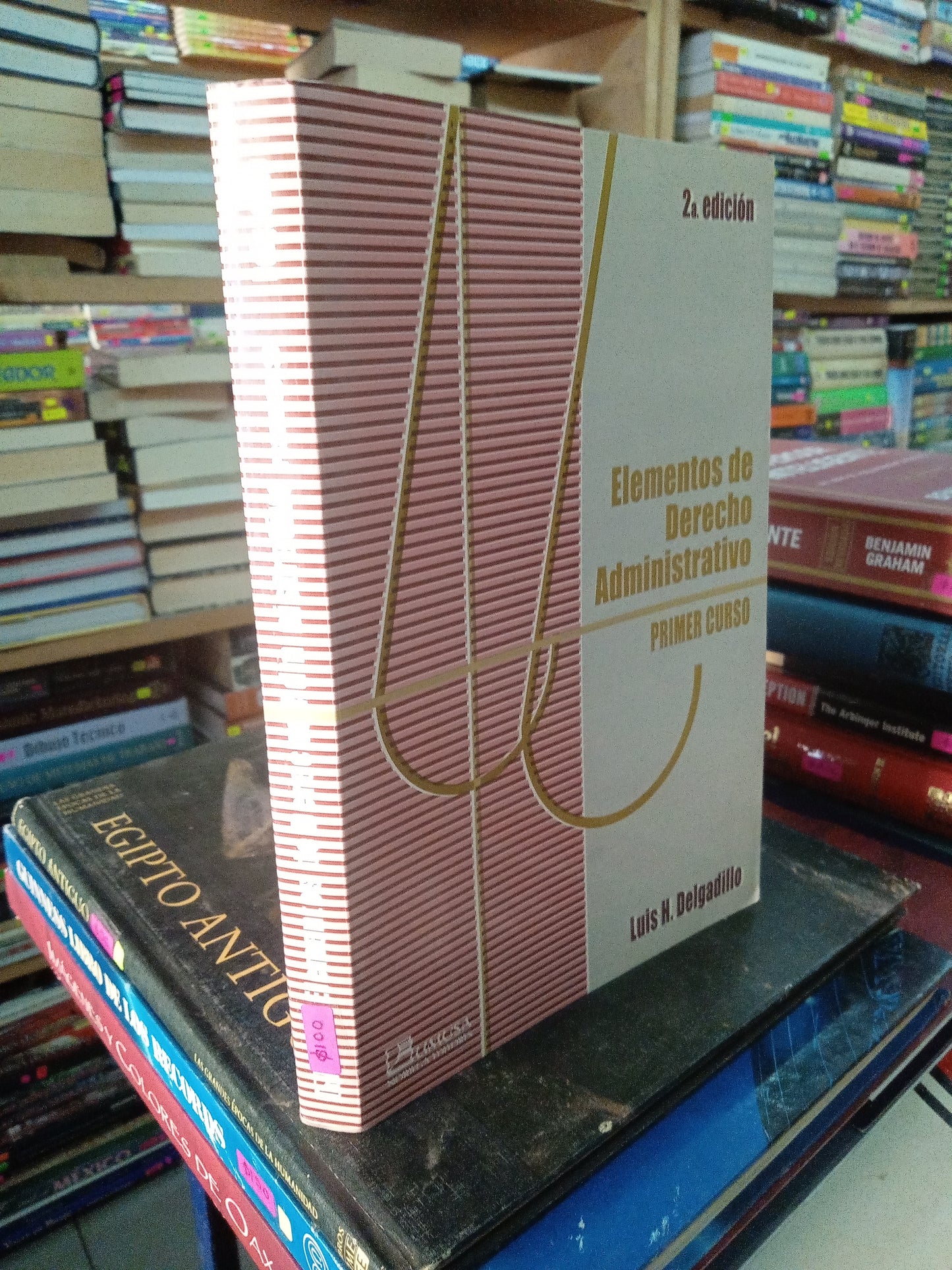 ELEMENTOS DE DERECHO ADMINISTRATIVO POR LUIS H DELGADILLO USADO ADMINISTRACIÓN LITERARIO 207