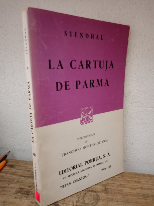 LA CARTUJA DE PARMA STENDHAL USADO NOVELA LITERARIO 305