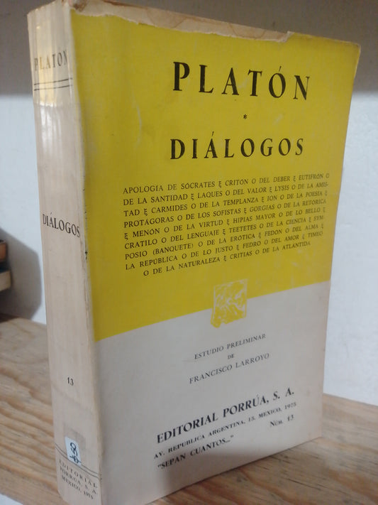 DIALOGOS PLATON USADO FILOSOFIA JUAREZ