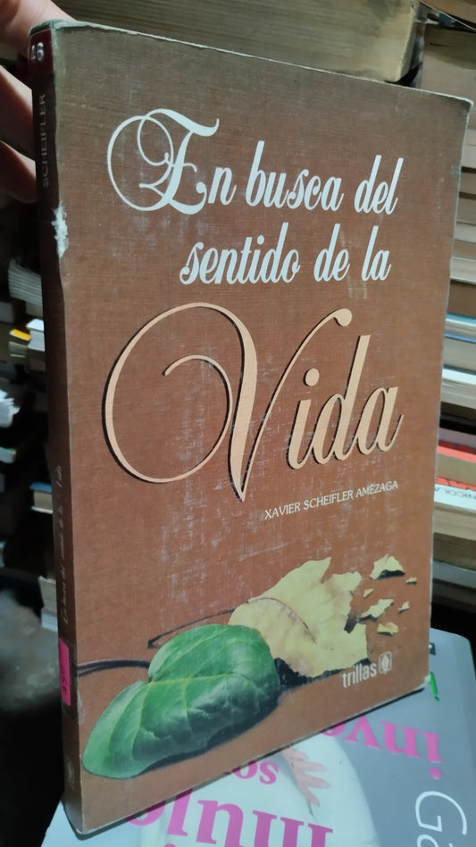 EN BUSCA DEL SENTIDO DE LA VIDA POR XAVIER SCHEIFLER AMEZAGA LIBRO USADO SUPERACION PERSONAL ALDAMA