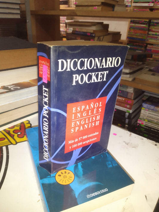 DICCIONARIO POCKET ESPAÑOL INGLÉS INGLÉS ESPAÑOL USADO IDIOMAS LITERARIO 207