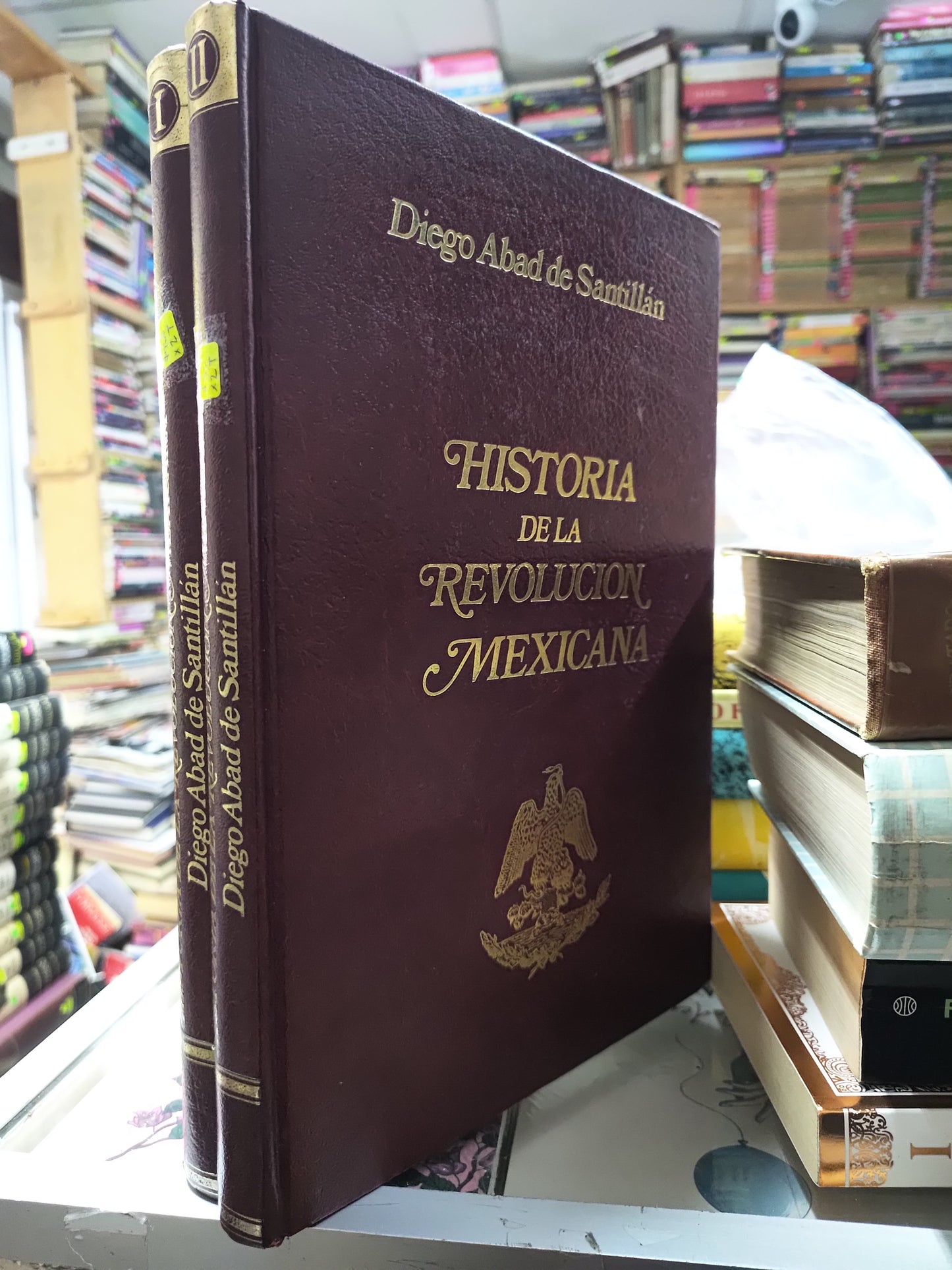 HISTORIA DE LA REVOLUCION MEXICANA POR DIEGO ABAD DE SANTILLAN USADO HISTORIA JUAREZ 507 2 TOMOS POR $400