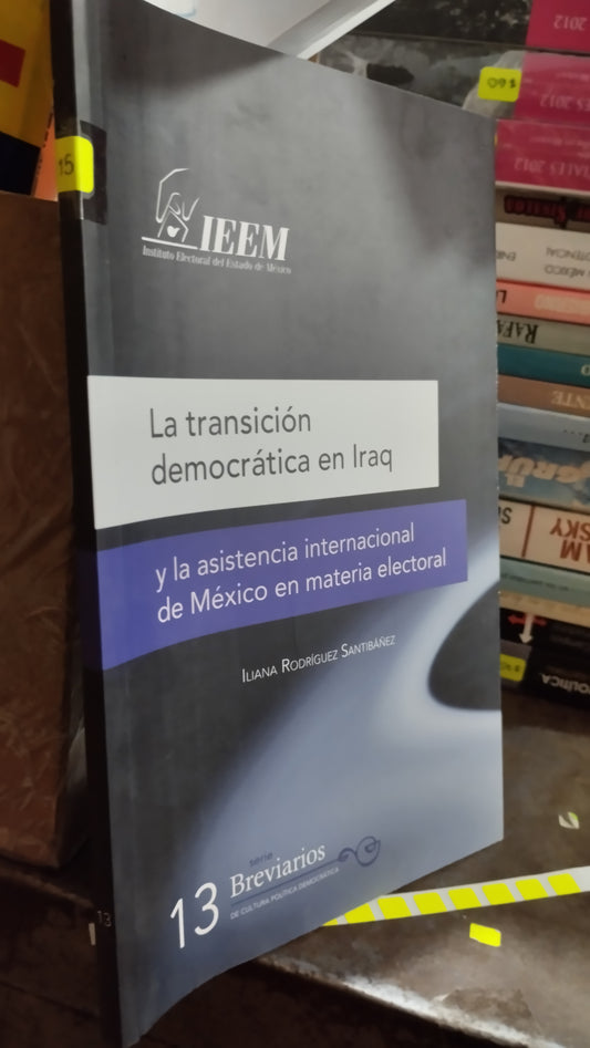 LA TRANSICION DEMOCRATICA EN IRAQ POR ILIANA RODRIGUEZ SANTIBAÑEZ LIBRO USADO POLITICA ALDAMA