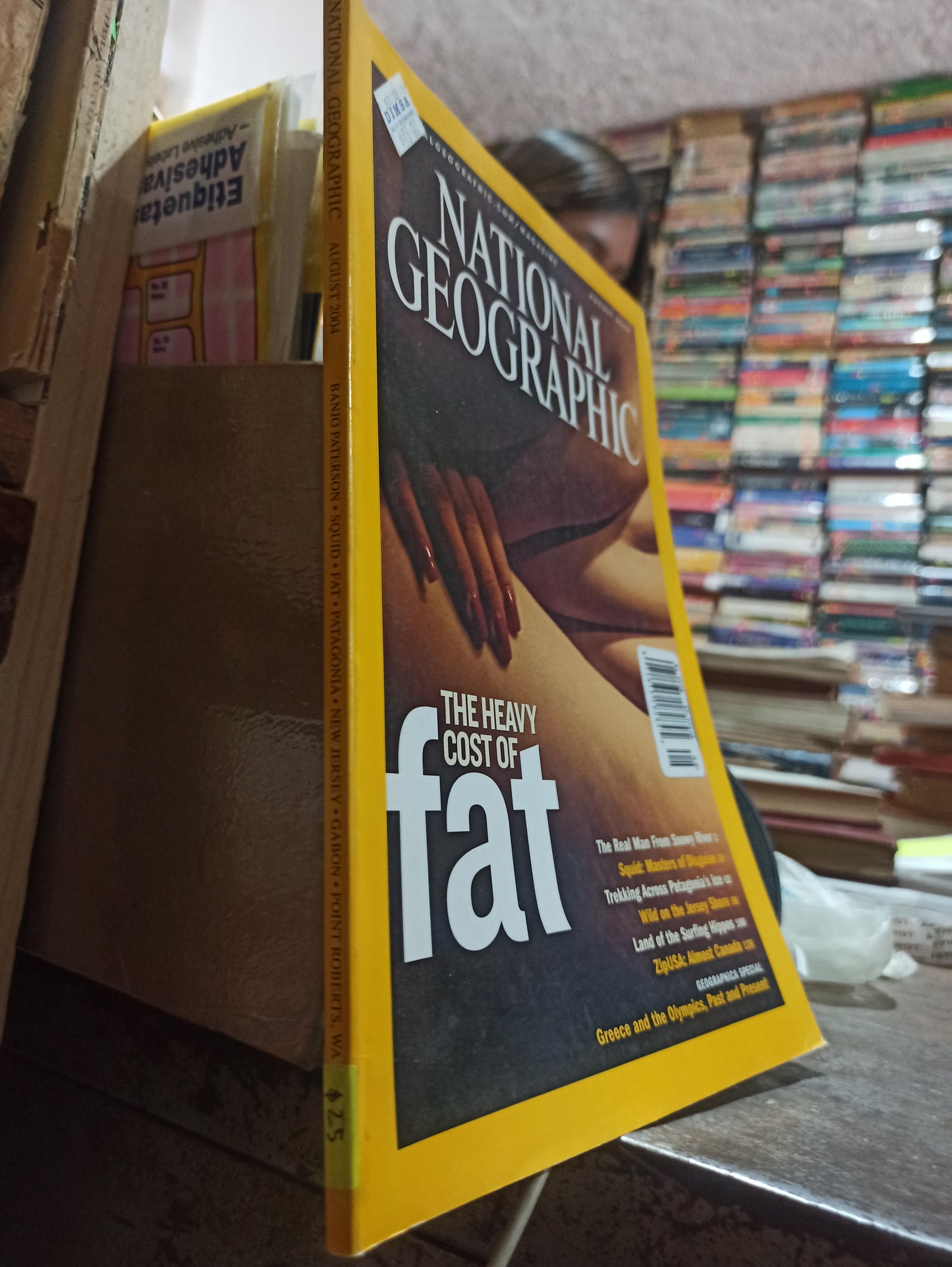 REVISTA NATIONAL GEOGRAPHIC AMENAZAS THE HEAVY COST OF FAT USADO INFANTILES ALDAMA