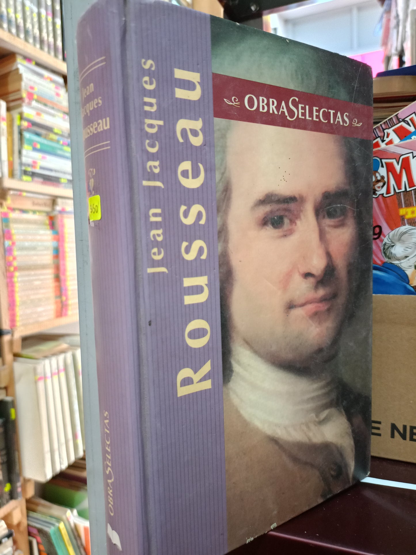 JEAN JACQUES ROUSSEAU OBRAS SELECTAS USADO NOVELA LITERARIO 305