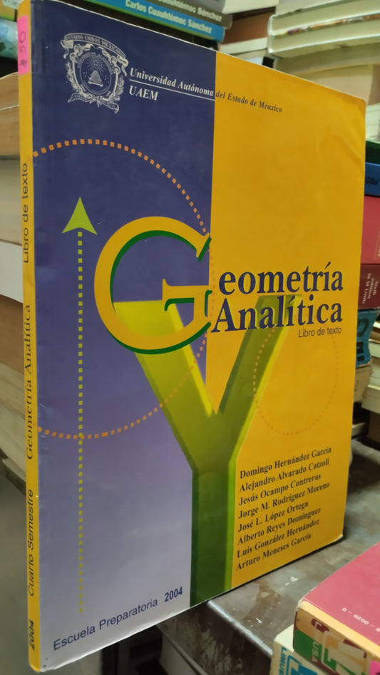 GEOMETRIA ANALITICA POR DOMINGO HERNANDEZ GARCIA LIBRO USADO MATEMATICAS ALDAMA
