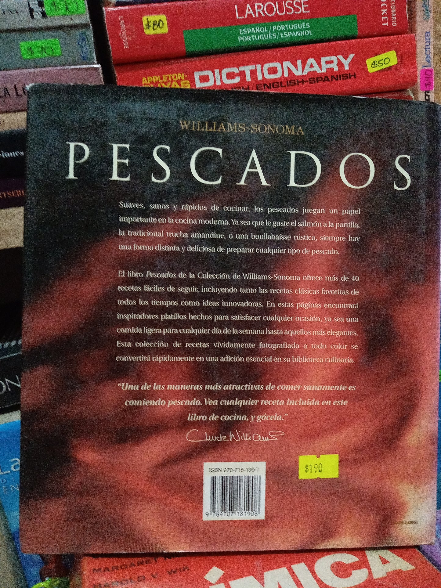PESCADOS WILLIAMS SONOMA USADO COCINA LITERARIO #305