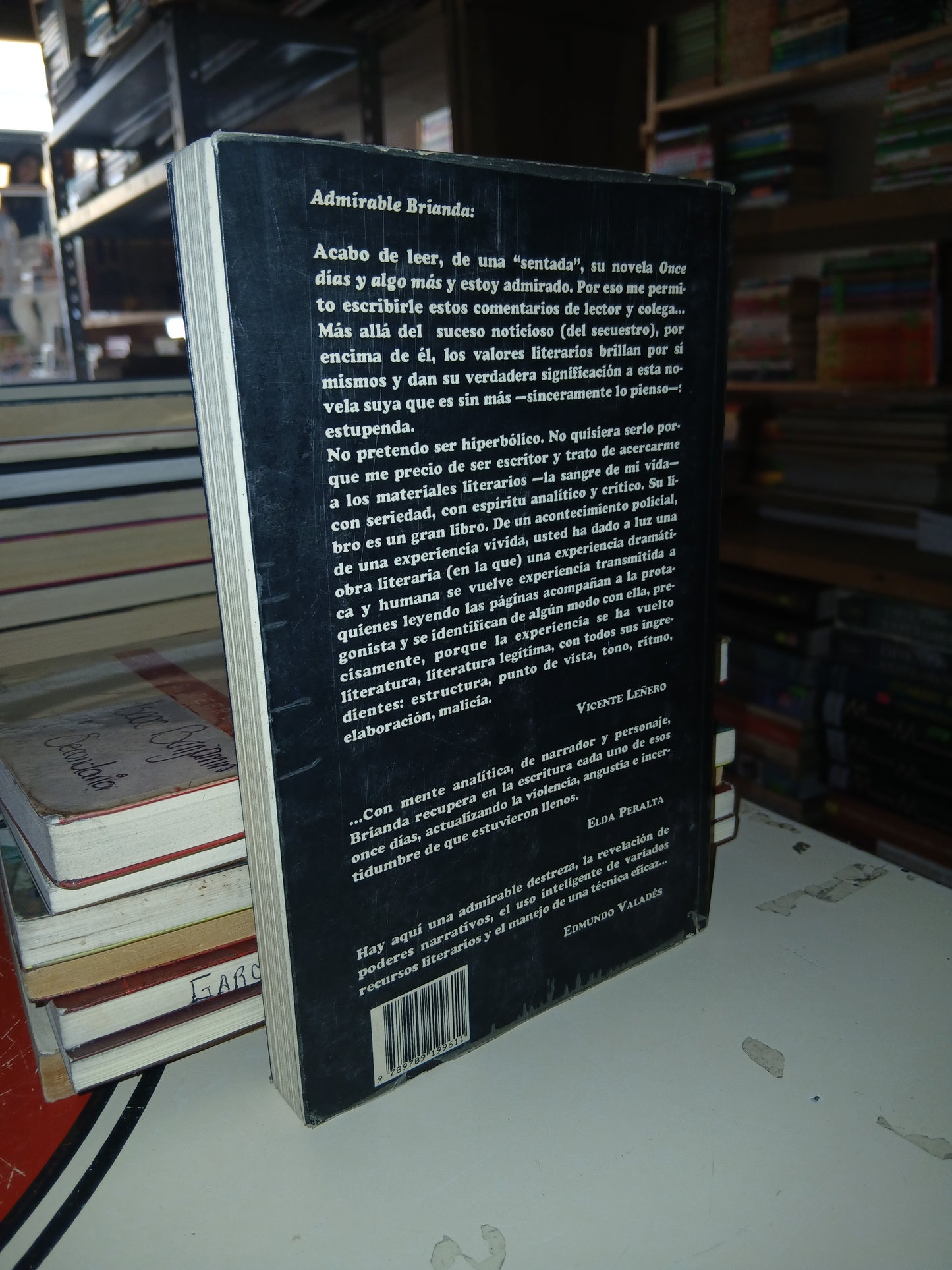 ONCE DÍAS... Y ALGO MÁS POR BRIANDA DOMECQ USADO NOVELA LITERARIO 207