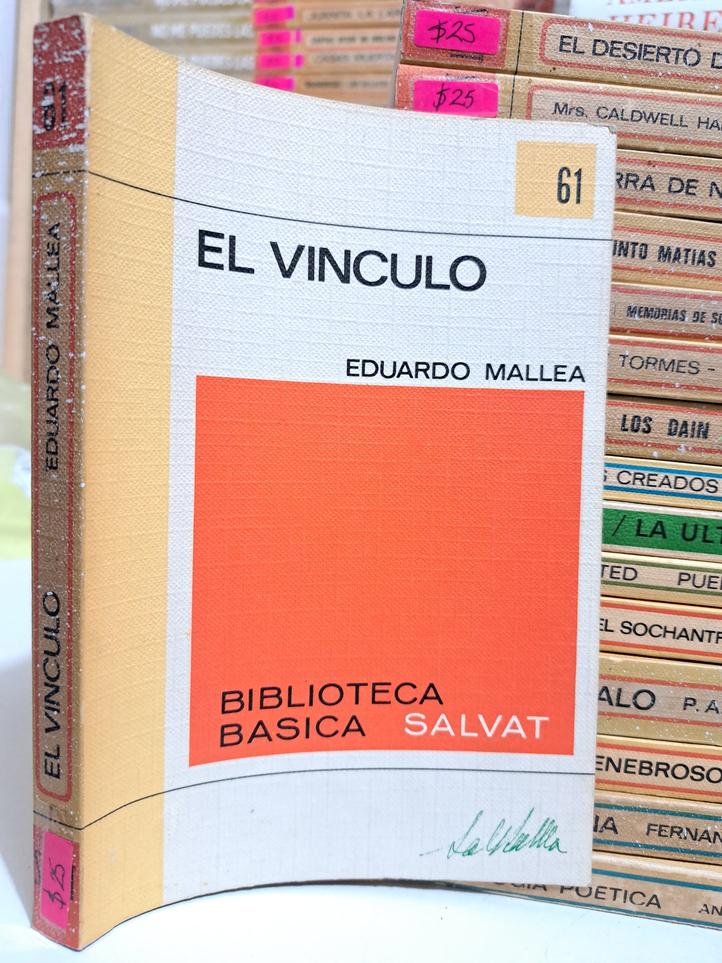 EL VÍNCULO EDUARDO MALLEA USADO NOVELA JUÁREZ