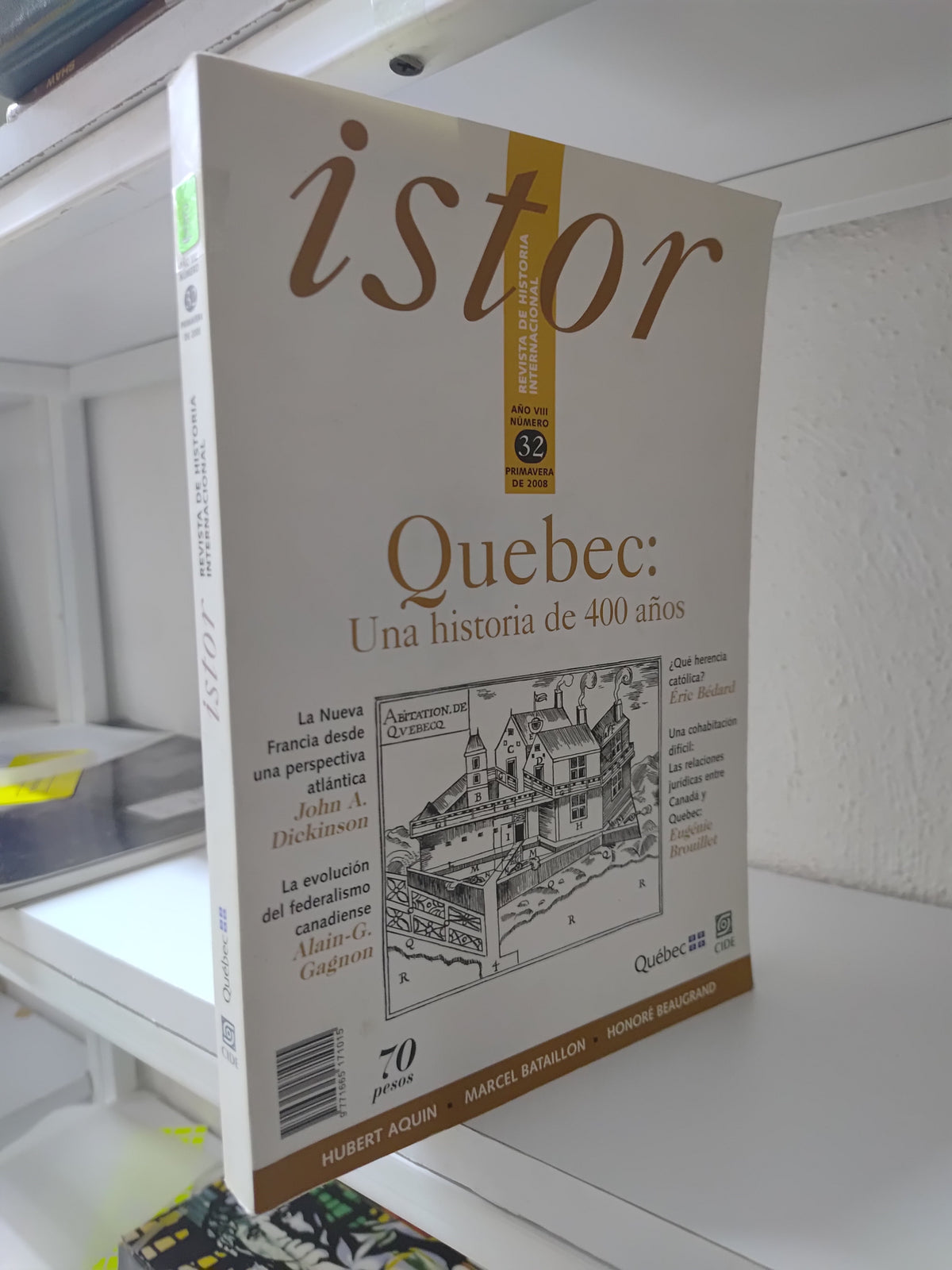 ISTOR QUEBEC UNA HISTORIA DE 400 AÑOS POR HUBERT AQUIN USADO HISTORIA JUAREZ 515