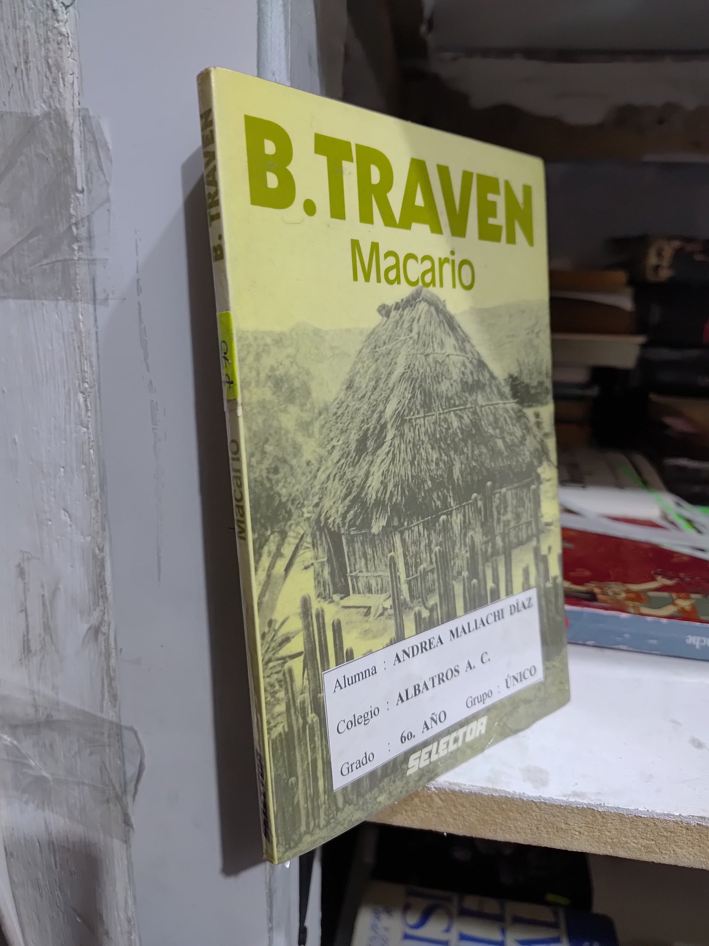 MACARIO POR B. TRAVEN USADO NOVELAS JUAREZ