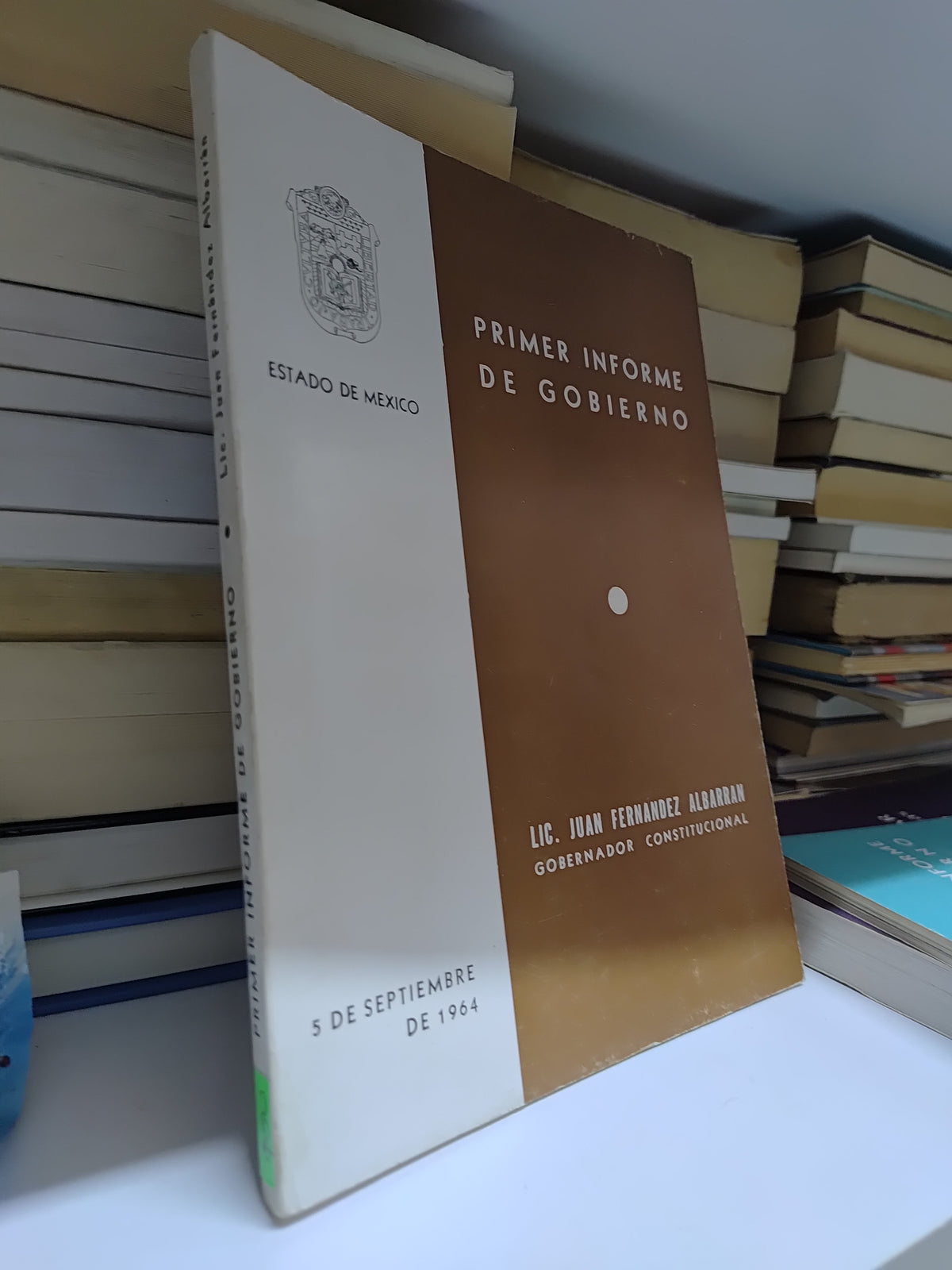 PRIMER INFORME DE GOBIERNO POR JUAN FERNANDEZ ALBARRAN USADO POLITICA JUAREZ 507