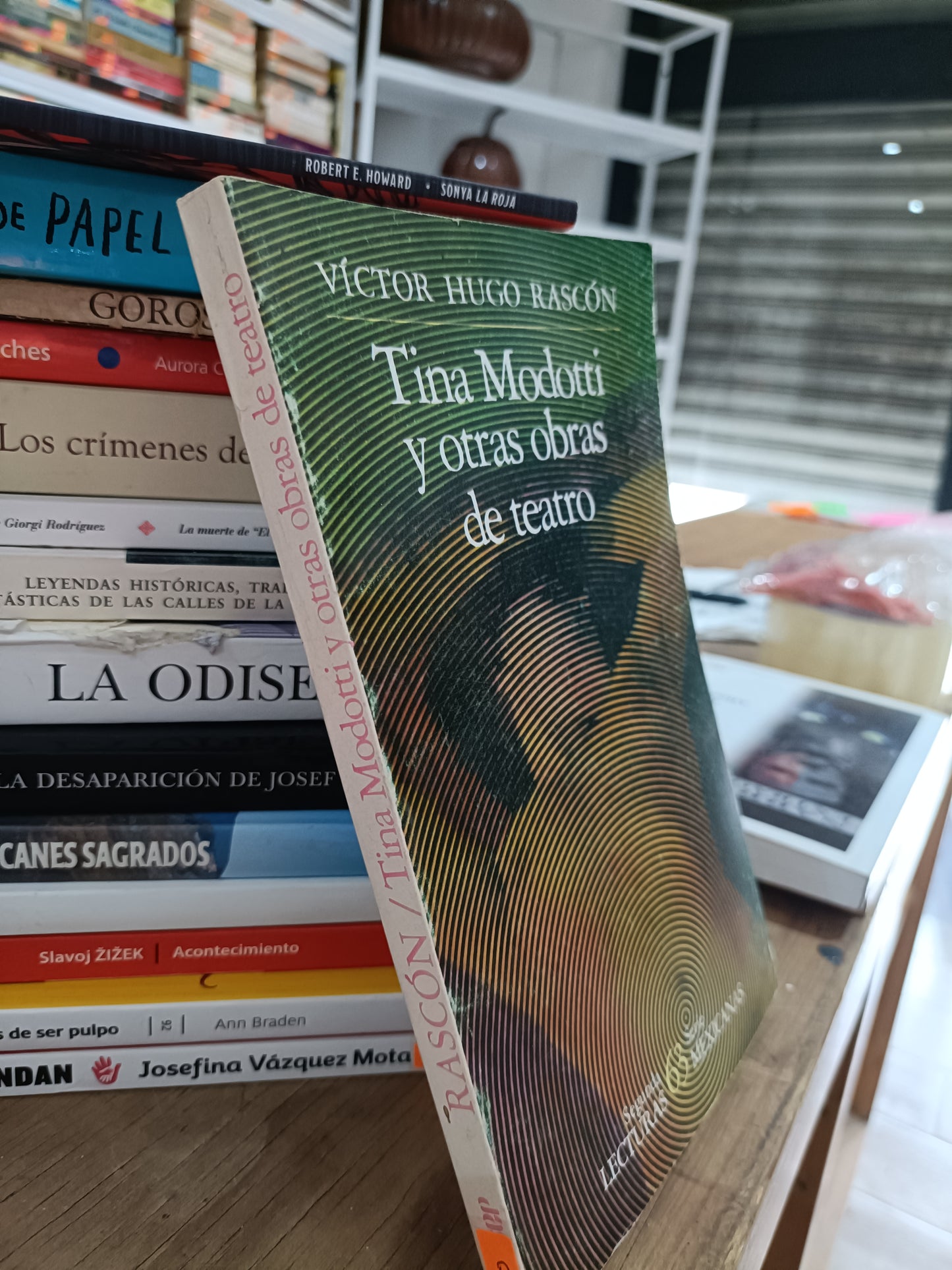 TINA MODOTTI Y OTRAS OBRAS DE TEATRO POR VICTOR HUGO RASCON USADO NOVELA JUAREZ 515